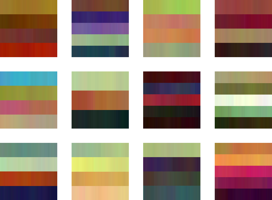 zoomed-in crops of twinkle stripes